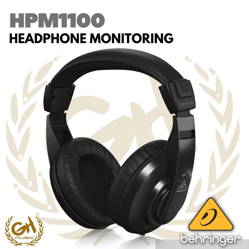 BEHRINGER HPM1100 Studio Monitoring Headphone Recording Podcast Gaming