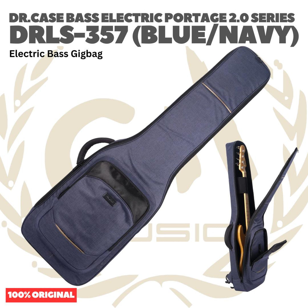 Dr Case Portage 2.0 Series Bass Electric Gigbag - Tas Softcase Bass Elektrik Gig Bag Original Asli
