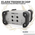 Klark Teknik DI 20P 2-ch Passive Direct Box with Midas Transformer