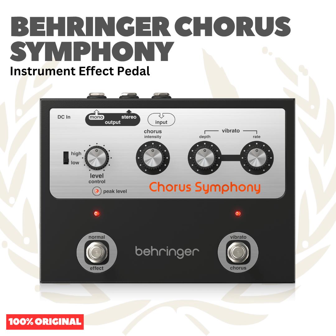 Behringer Chorus Symphony Instrument Effect Pedal - Efek Pedal Audio Instrumen