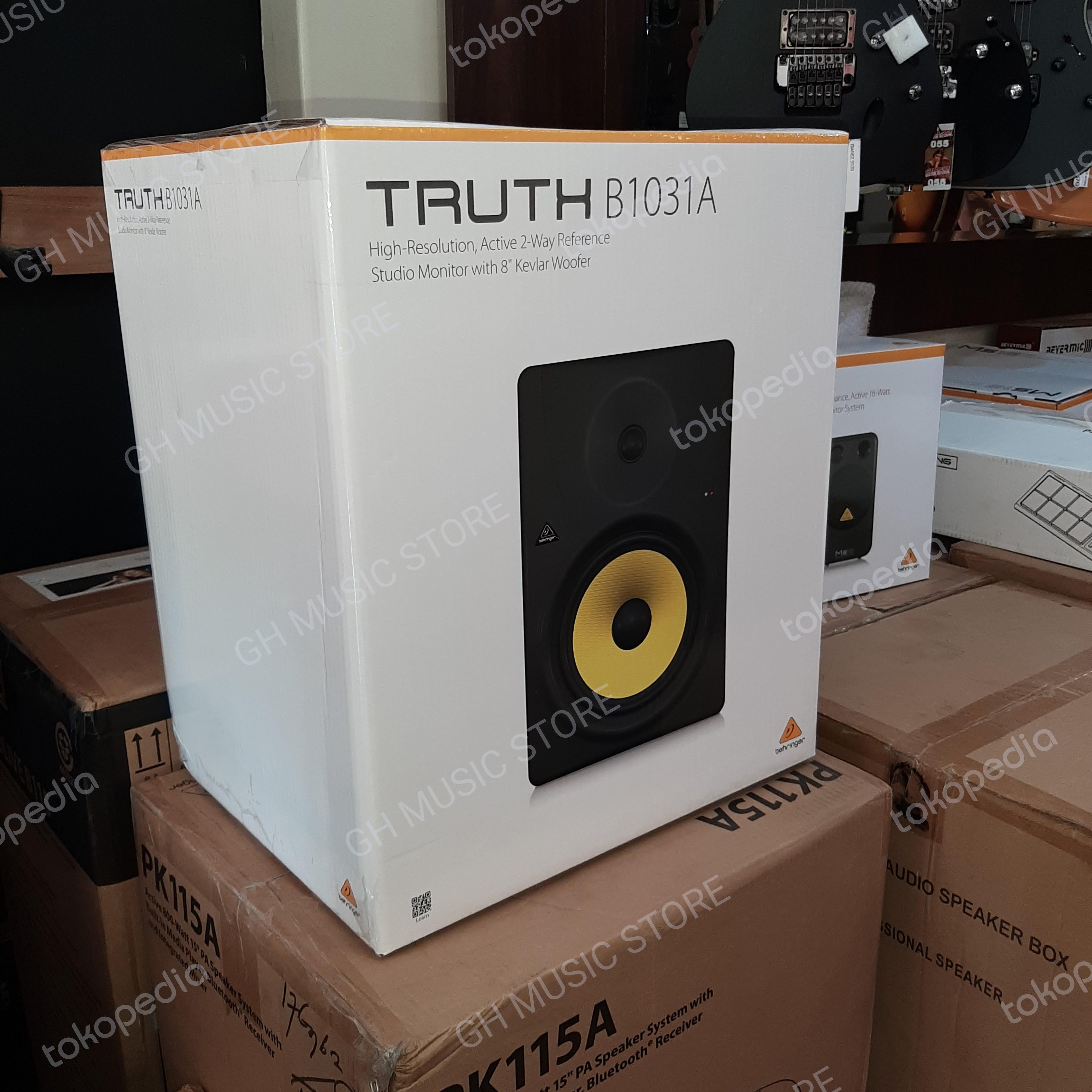 BEHRINGER TRUTH B1031A Active Studio Monitor Speaker 8" Kevlar Woofer