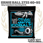 Ernie Ball 2735 Extra Slinky Cobalt Electric Bass Strings, 40-95