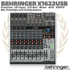 BEHRINGER X1622USB Premium 16 Audio Mixer with XENYX Mic Preamp | 1622
