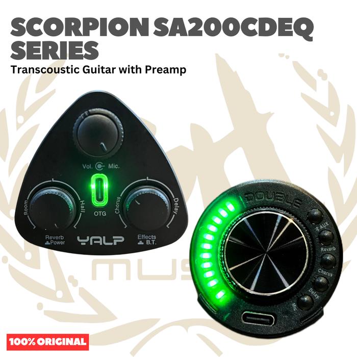 Scorpion SA200CDEQ Series Transcoustic Guitar