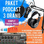 RECORDING TECH MX6DSP PLUS MAONO A03, PODCAST 3 ORANG KOMPLIT