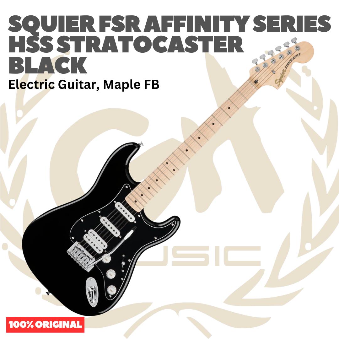 Squier FSR Affinity Series Stratocaster HSS Electric Guitar - Gitar Listrik Elektrik Original Asli