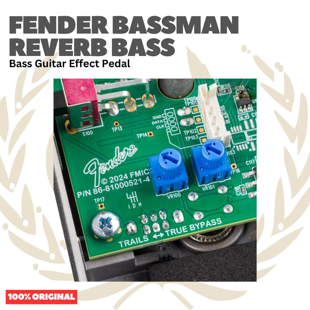 Fender Bassman Reverb Bass Guitar Effects Pedal - Efek Pedal Bass Gitar