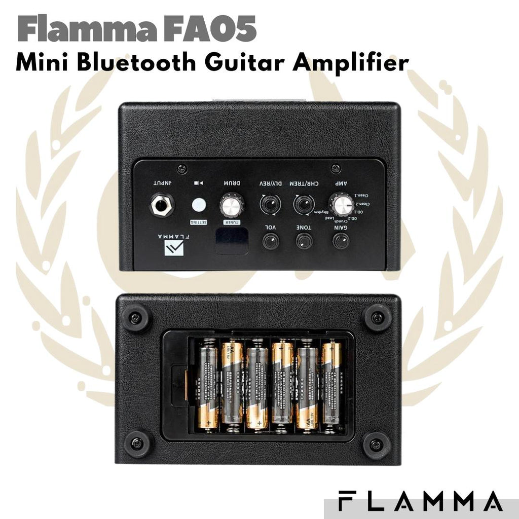 FLAMMA FA05 Mini Bluetooth Guitar Amplifier | Ampli Gitar Compact