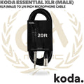 KODA ESSENTIAL XLR (Male) to 1/4" Microphone Cable | Kabel XLR Akai