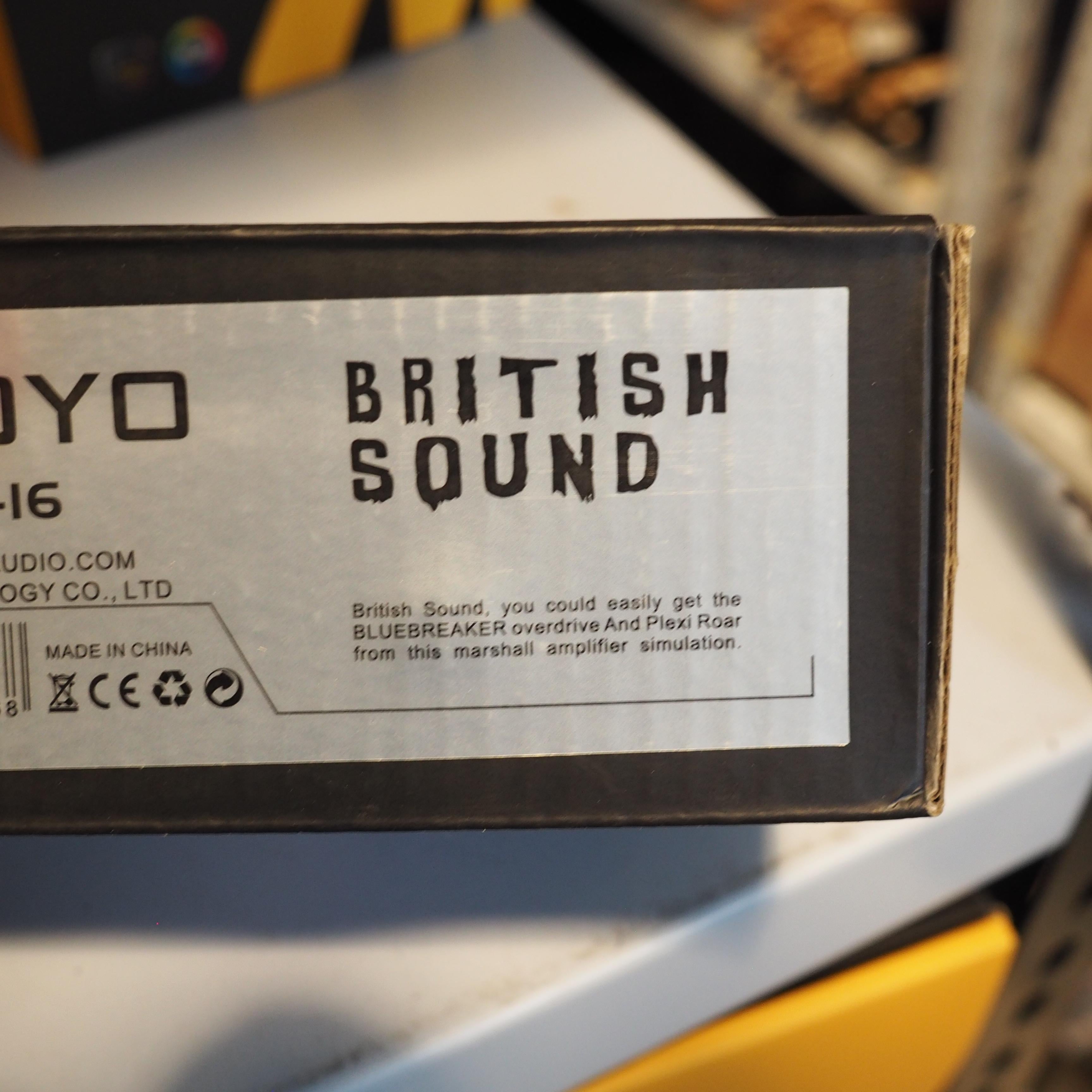 JOYO JF-16 British Sound Overdrive Effect Guitar - Efek Gitar