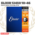 Elixir 12450 Nanoweb Electric Guitar Strings, 12-String Light, 10-46 - Senar Gitar Listrik Elektrik Original Asli