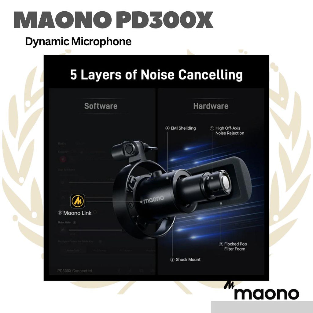MAONO PD300X USB/XLR Dynamic Microphone | Mic Gaming Podcast