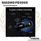 MAONO PD300X USB/XLR Dynamic Microphone | Mic Gaming Podcast
