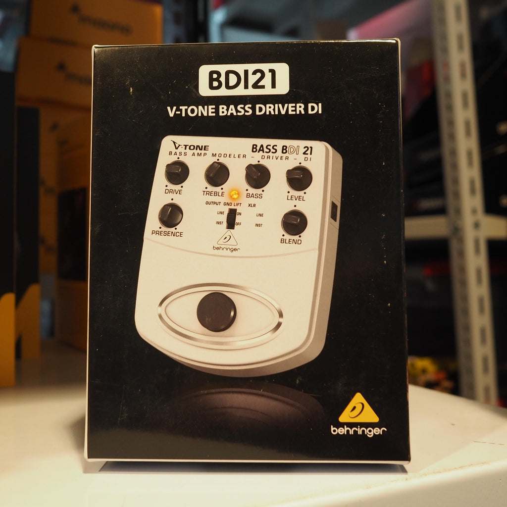 BEHRINGER BDI21 V-TONE BASS DRIVER DI Box | Bass Amp Modeler / Preamp