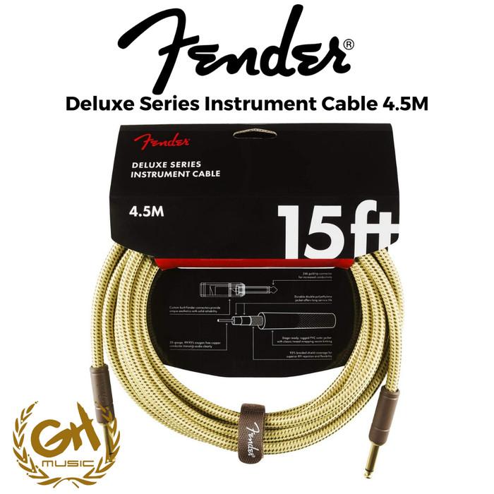 Fender Deluxe Series Instrument Cable 15ft-
