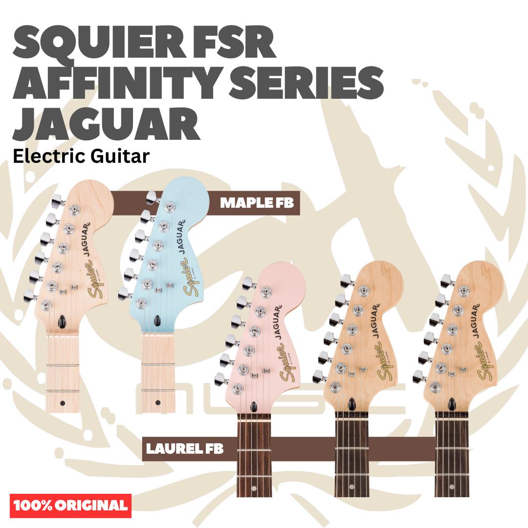 SQUIER FSR Affinity Series Jaguar Electric Guitar - Gitar Listrik Elektrik Original Asli