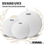 EVANS UV2 Coated Drum Head | Tom Batter Drumheads Original
