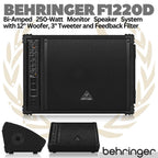 BEHRINGER F1220D Bi-Amped 250Watt Monitor Speaker with Feedback Filter