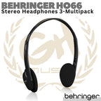 BEHRINGER HO66 Stereo Headphones isi 3 Multipack | Headphone Murah