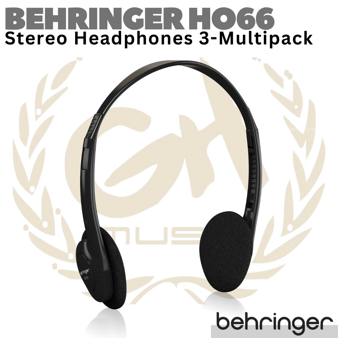 BEHRINGER HO66 Stereo Headphones isi 3 Multipack | Headphone Murah