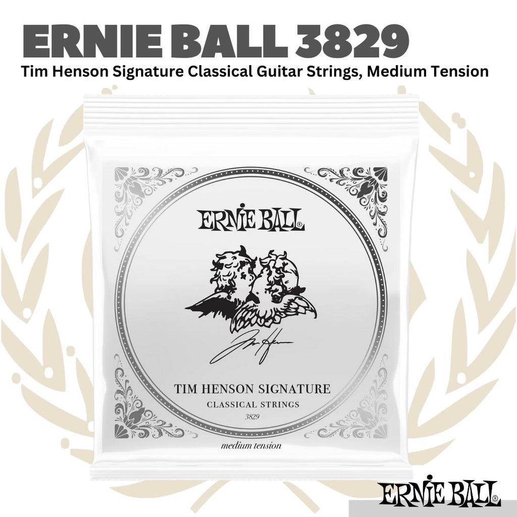 Ernie Ball 3829 Tim Henson Signature Classical Guitar Strings, Medium Tension - Senar Gitar Klasik