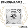 Ernie Ball 3829 Tim Henson Signature Classical Guitar Strings, Medium Tension - Senar Gitar Klasik