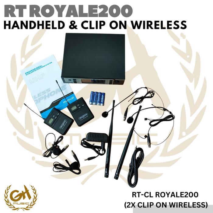 RECORDINGTECH RT ROYALE200 CLIP ON & HANDHELD WIRELESS SYSTEM