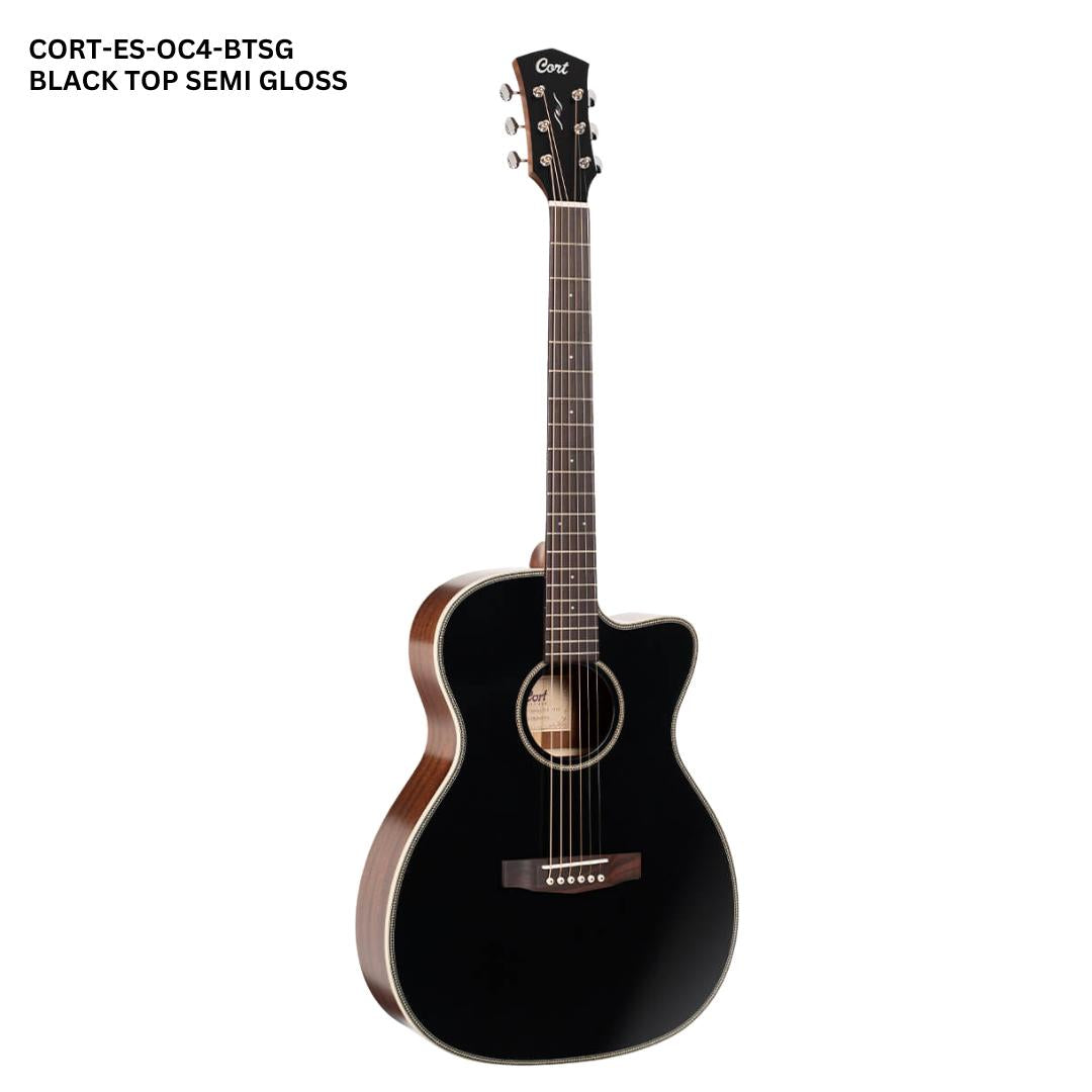 Cort ES-OC4 Essence Series Acoustic Electric Guitar - Gitar Akustik dengan Preamp