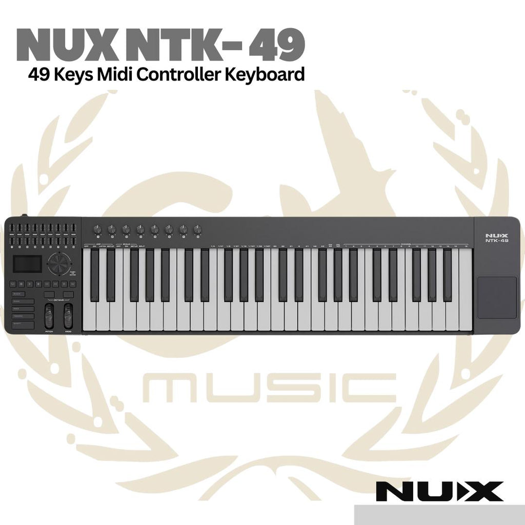 Nux NTK-49 Midi Keyboard Controller 49 Keys - Keyboard