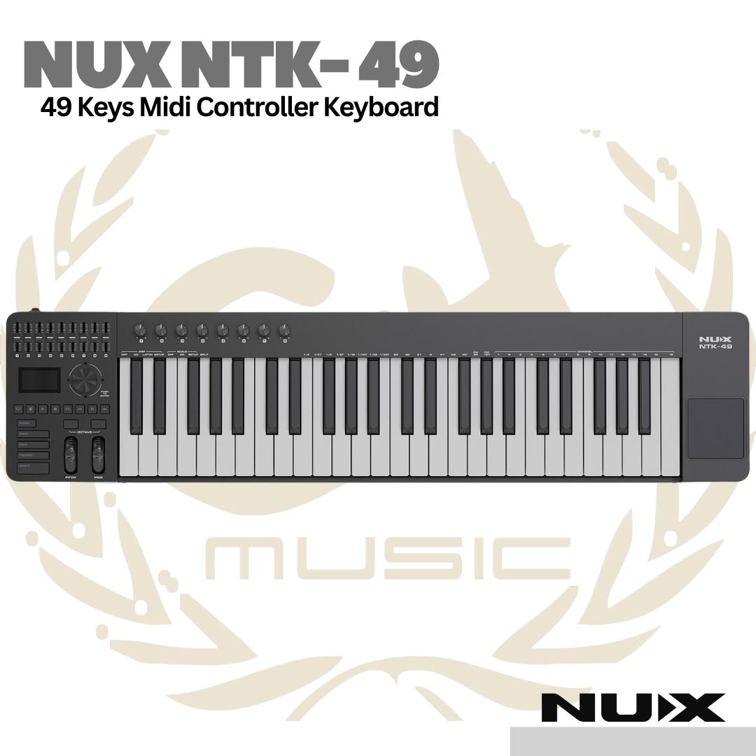 Nux NTK-49 Midi Keyboard Controller 49 Keys - Keyboard