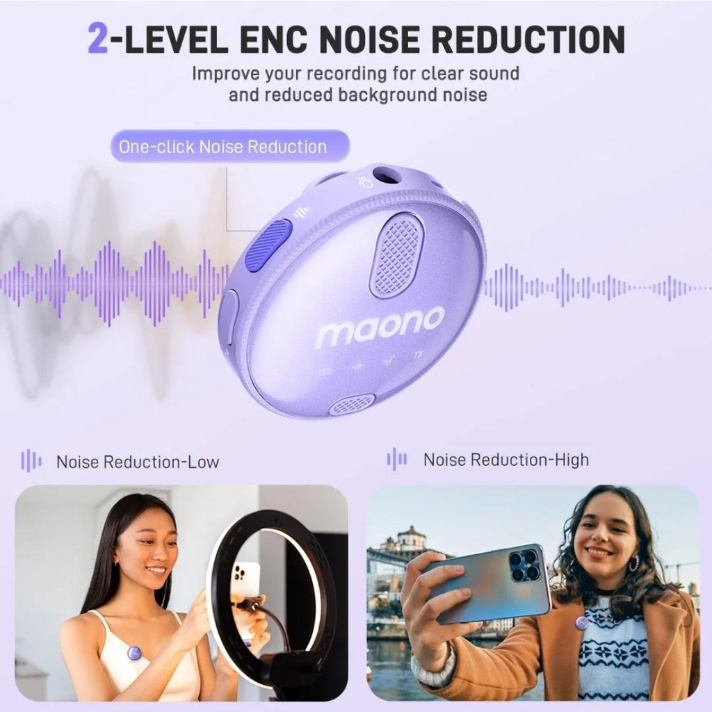 MAONO WM620 Wireless Usb C Lavalier Microphone Podcast Gaming Streaming | Clip On Mic