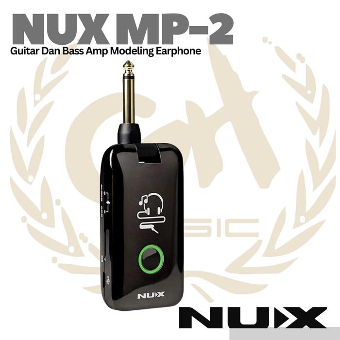 NUX MP2 Mighty Plug Headphone Guitar Amplifier - MP-2 Amplug
