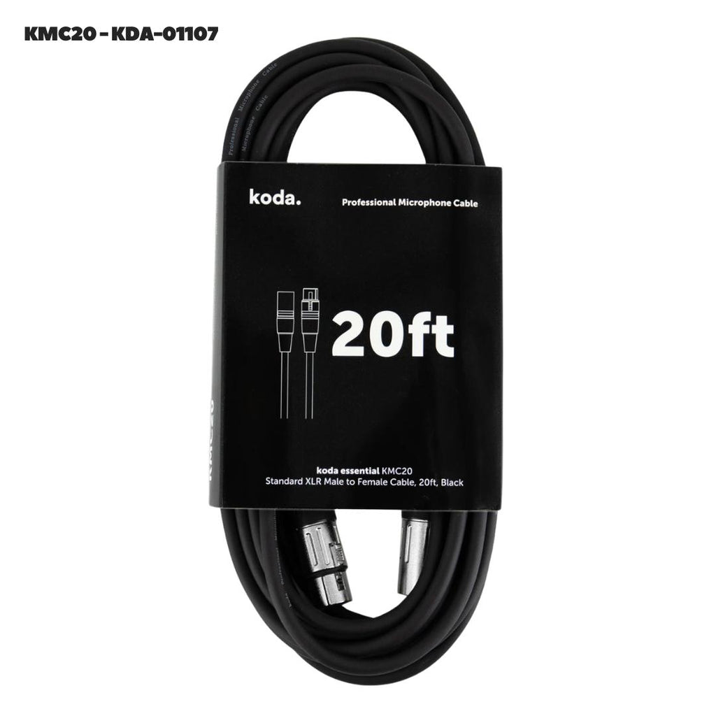 Koda Essential KMC Microphone Cable - Kabel XLR Canon 3pin