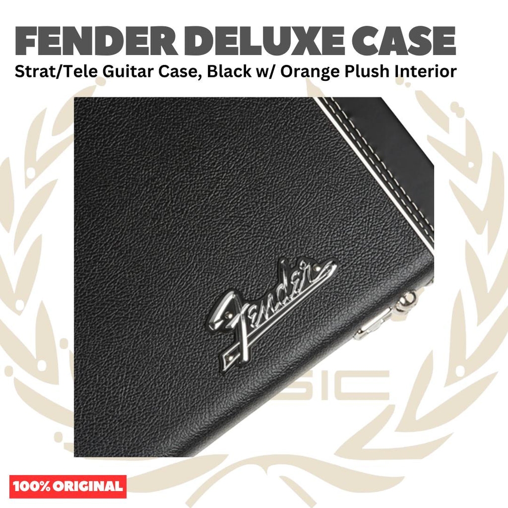 Fender Deluxe Strat/Tele Guitar Case - Hardcase Gitar Listrik Elektrik