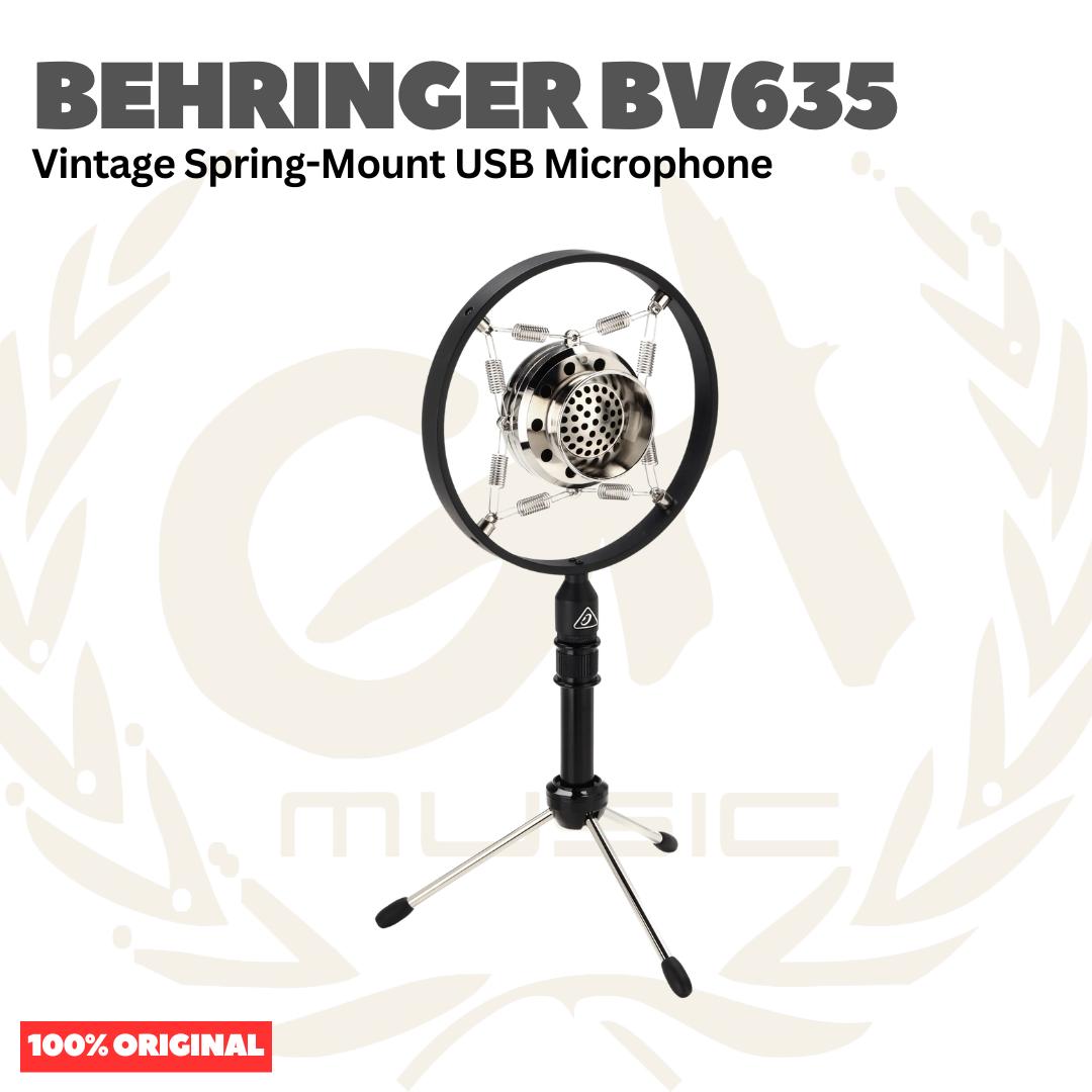 Behringer BV635 Vintage Spring-Mount USB Microphone - Mic Condenser