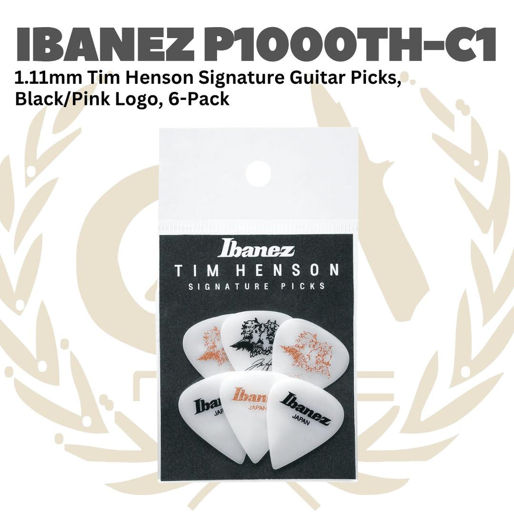 Ibanez P1000TH-C1 Tim Henson Signature Guitar Picks, 6 Pack - Pik Gitar P1000THC1