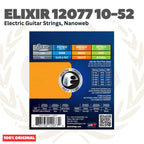ELIXIR 12077 Nanoweb Electric Guitar Strings 10-52 | Senar Gitar