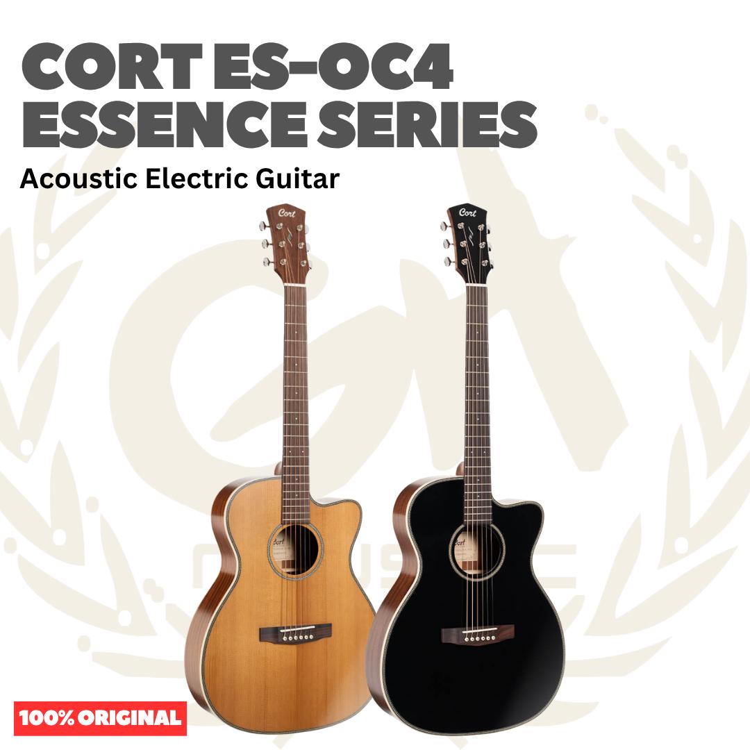 Cort ES-OC4 Essence Series Acoustic Electric Guitar - Gitar Akustik dengan Preamp