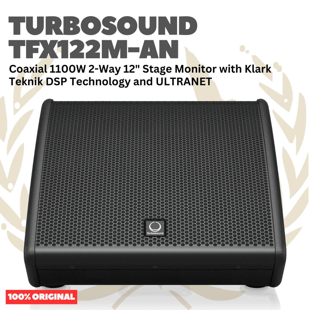 TURBOSOUND TFX122M-AN Coaxial 1100W 2-Way 12" Stage Monitor - Speaker Monitor Panggung TFX122MAN