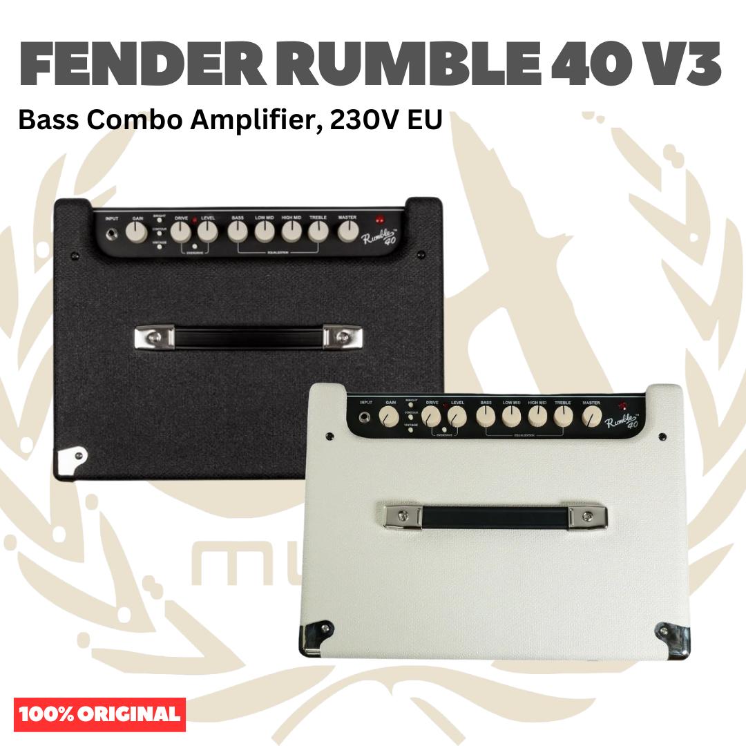 Fender Rumble 40 V3 Bass Amplifier | Ampli Bass 40 Watt Original