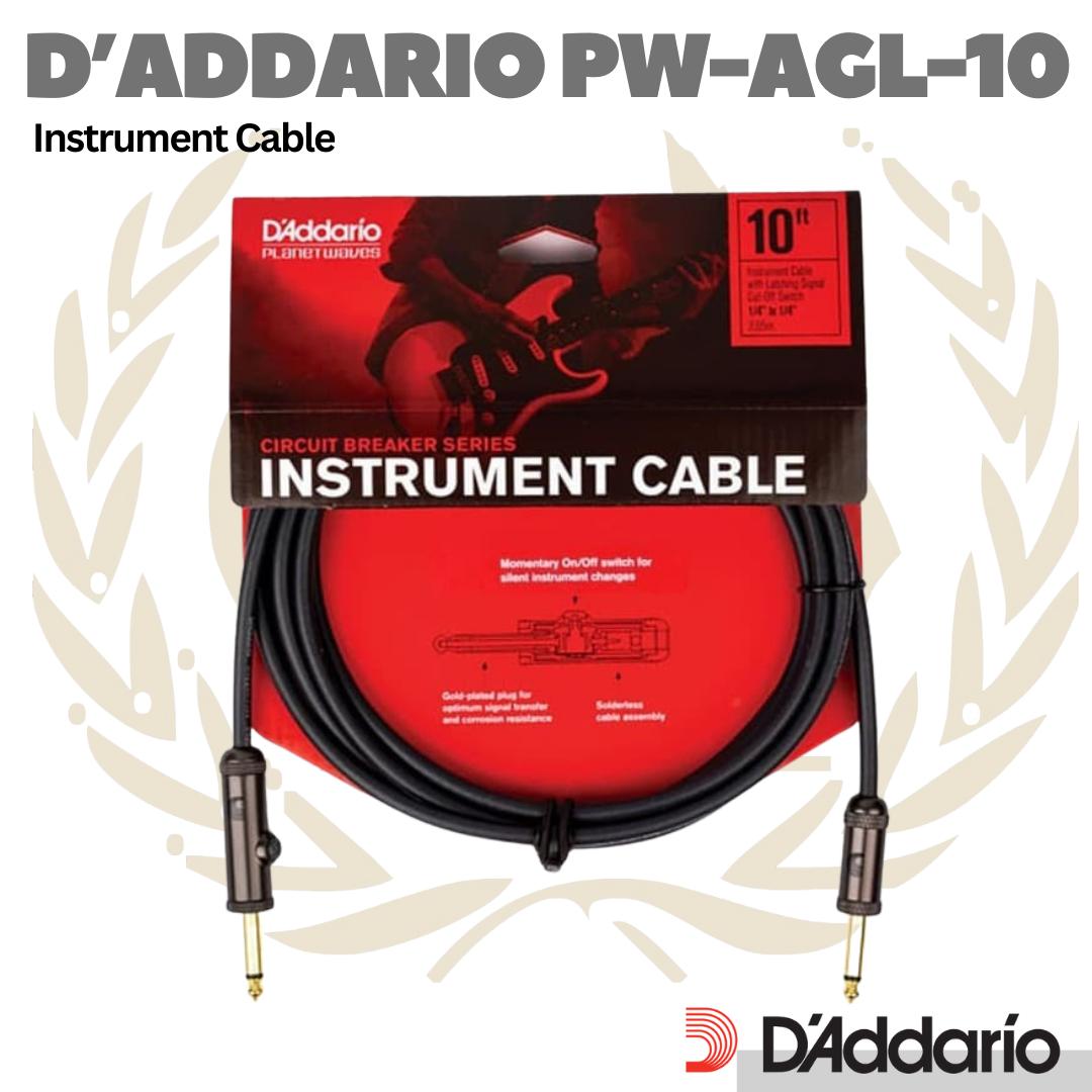D'addario PW-AGL Circuit Breaker Instrument Cable - Kabel Instrumen