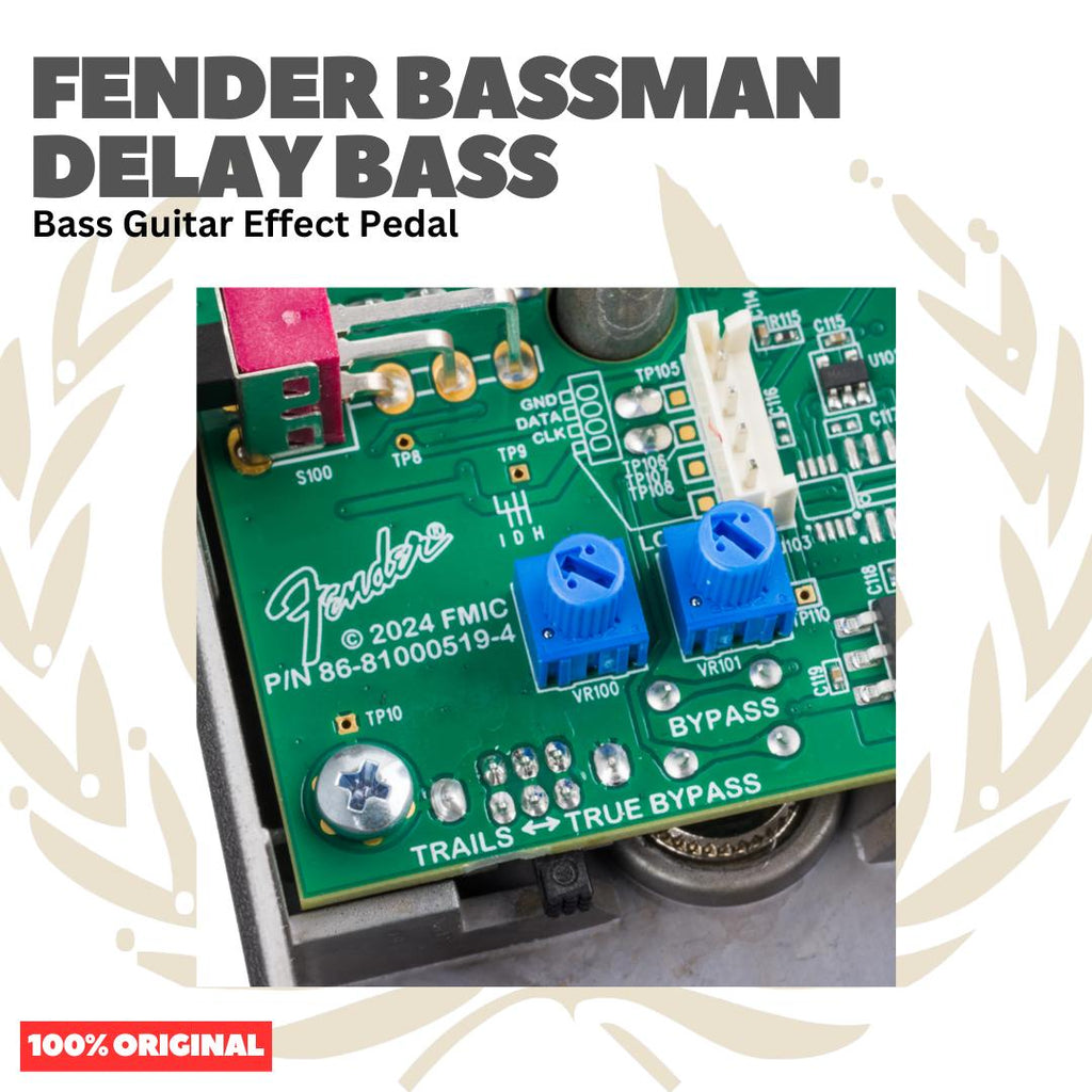 Fender Bassman Delay Bass Guitar Effects Pedal - Efek Pedal Gitar Bass