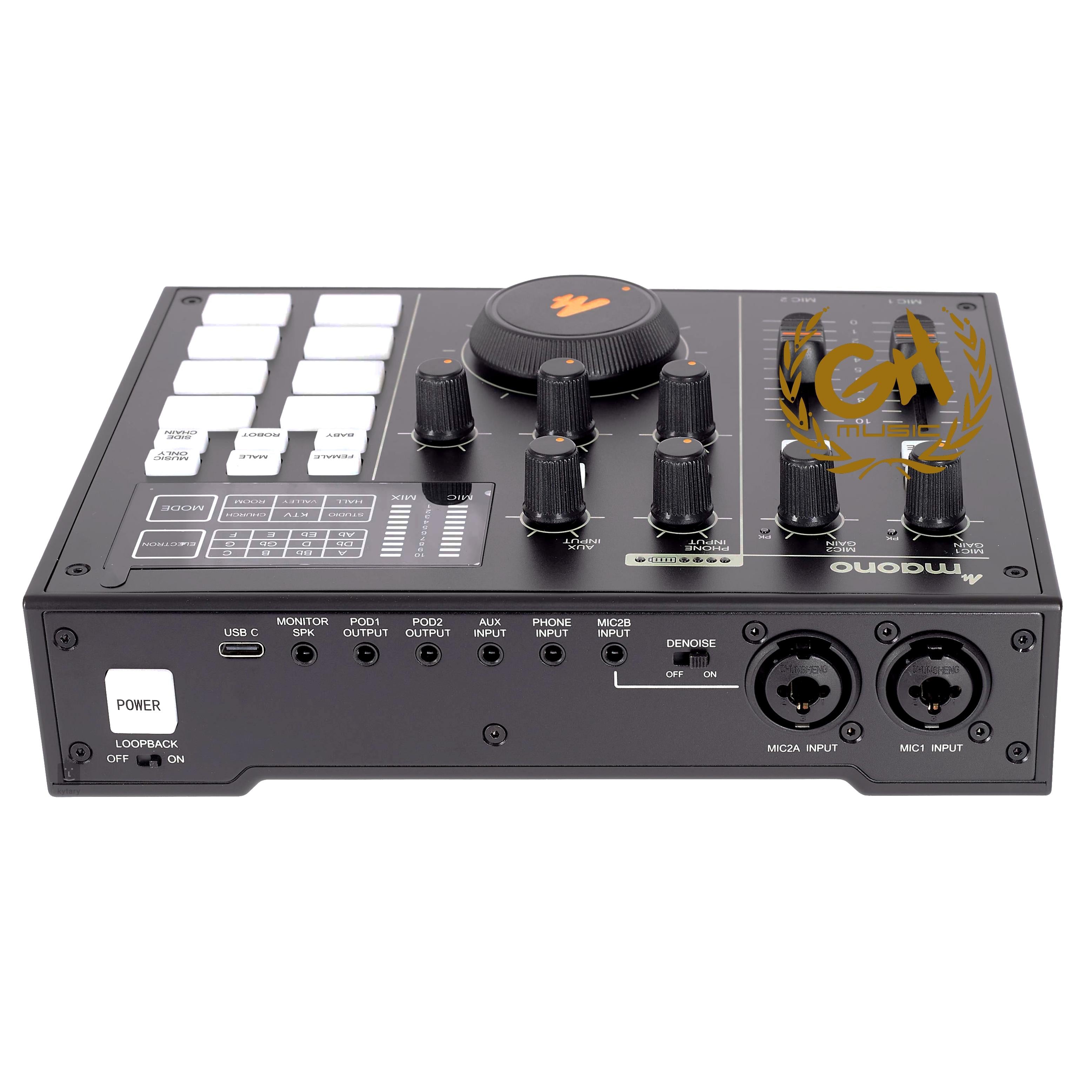 PAKET PODCAST LENGKAP 4 ORANG MIC WIRELESS: MAONOCASTER AM100, MH601