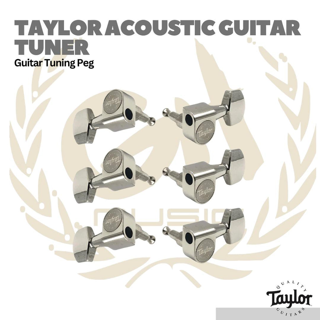 Taylor Acoustic Guitar Tuners, 1:18, 6-String Guitar Tuning Peg