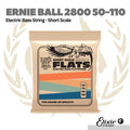 Ernie Ball 2800 50-110 Short Scale Flatwound Group 1 Electric Bass Strings
