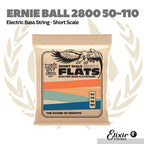 Ernie Ball 2800 50-110 Short Scale Flatwound Group 1 Electric Bass Strings