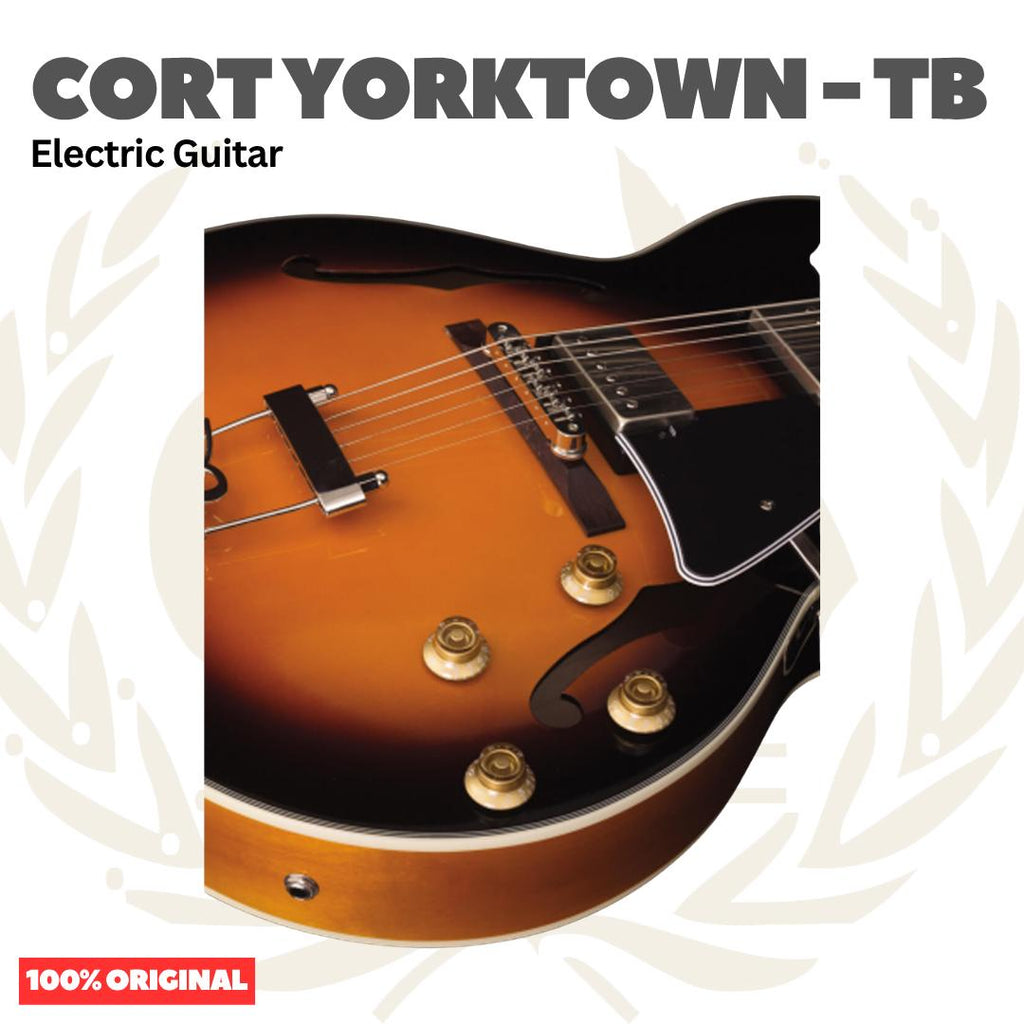 Cort YORKTOWN TB Acoustic Electric w/Case - Gitar Akustik Elektrik