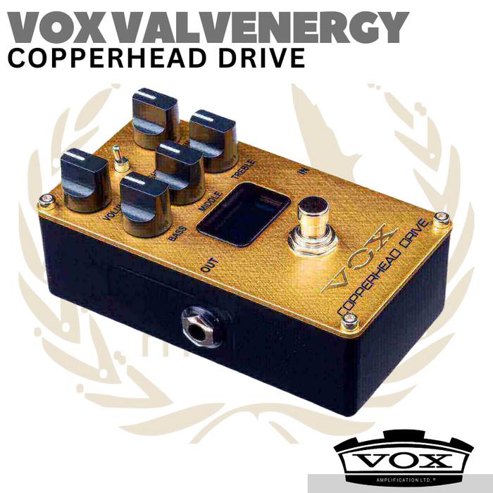 VOX VE-CD VALVENERGY COPPERHEAD DRIVE Effect Guitar Pedal | Efek Gitar Overdrive Asli