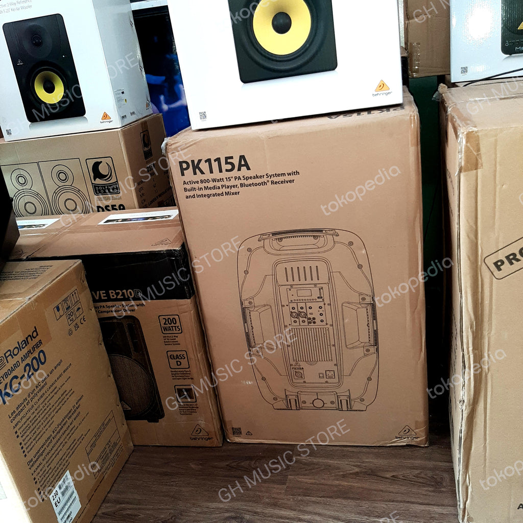 BEHRINGER PK115A Active 800W 15 inch PA Speaker System | Spiker Aktif