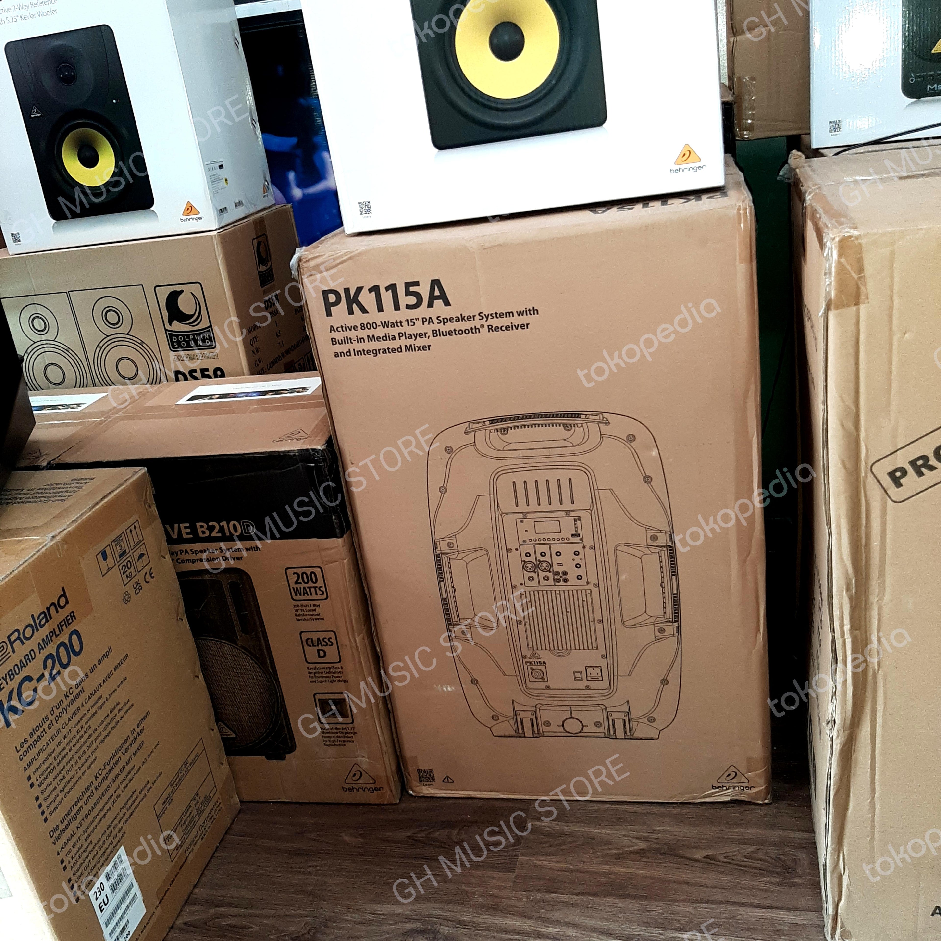BEHRINGER PK115A Active 800W 15 inch PA Speaker System | Spiker Aktif